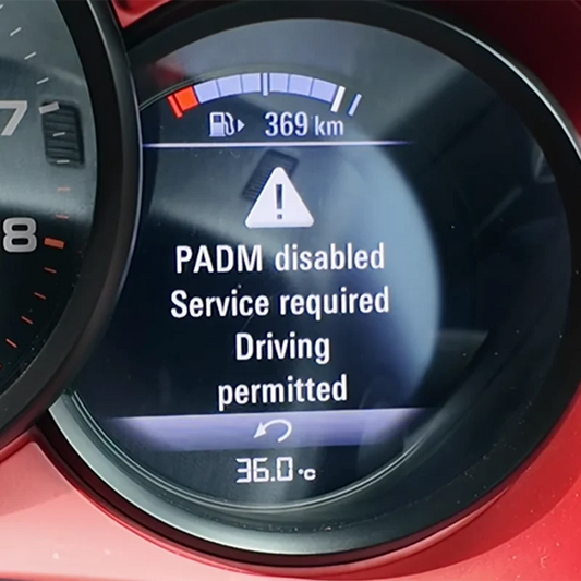 Porsche PADM Storing Oplossen – Versterkte PADM Sensor voor 911, 718, 981, 982 & 991 | Plug & Play Reparatie