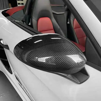 Carbon Mirror Cover Caps